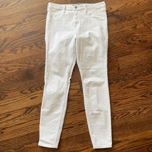 White Jeans (High Rise Jean Legging)
